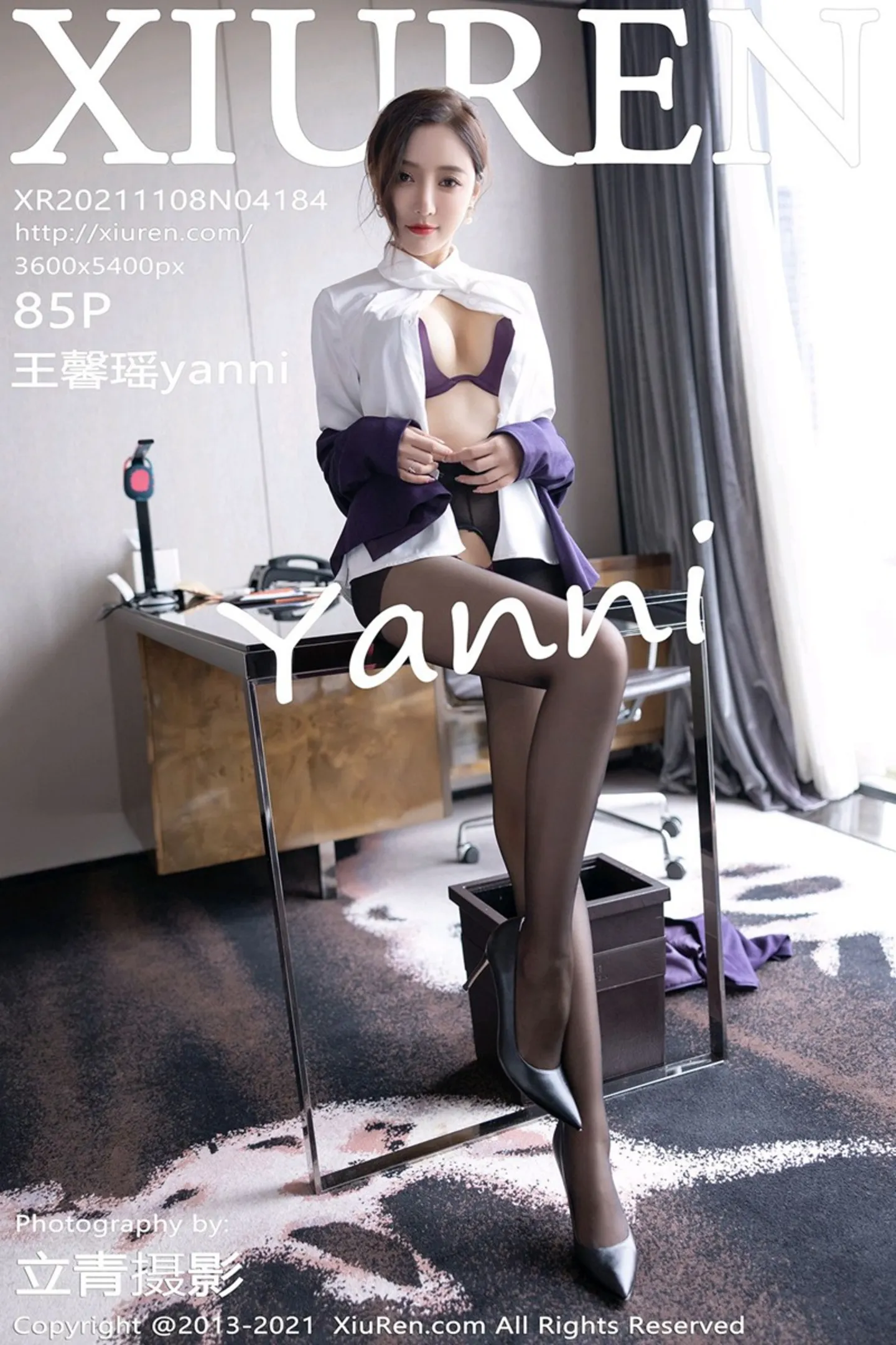 [XiuRen秀人网]No.4184_女神王馨瑶yanni职业装OL主题露性感内衣配开档黑丝诱惑写真85P-秀人网 - XiuRen.Space